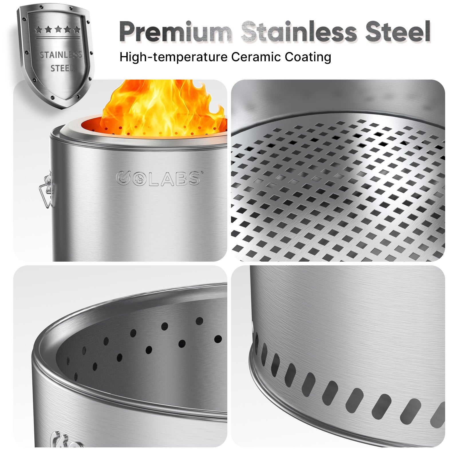 Portable Smokeless Fire Pit