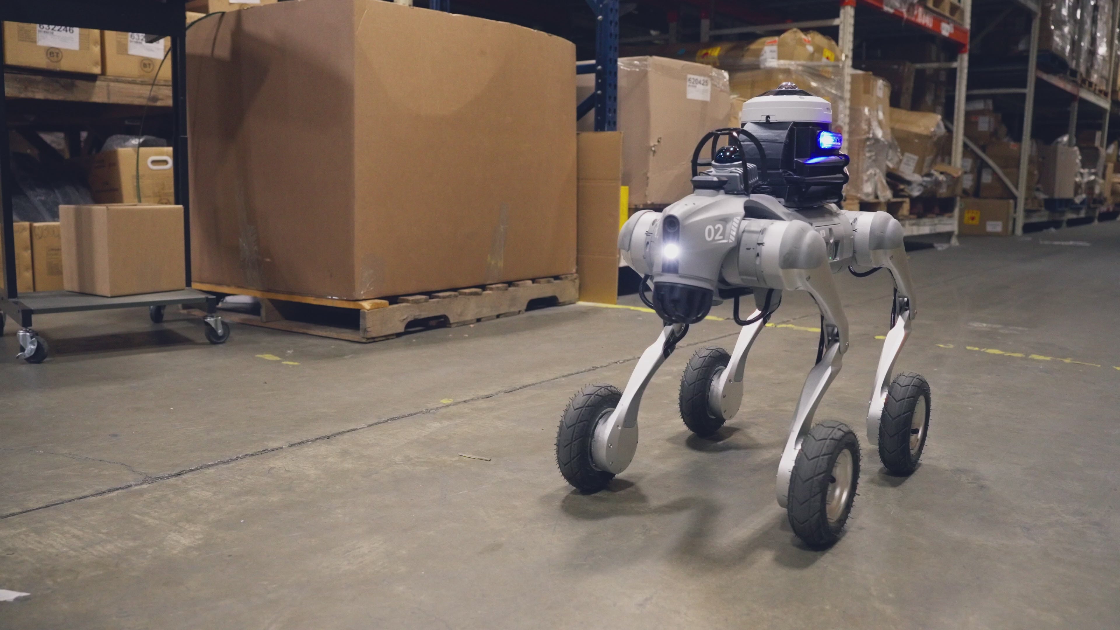 Load video: robot dog lidar video